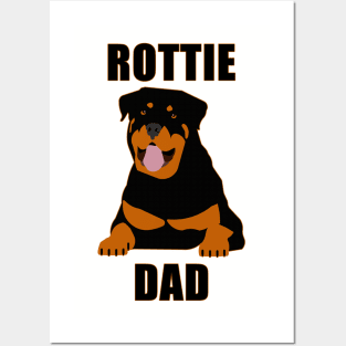 Rottie Dad Posters and Art